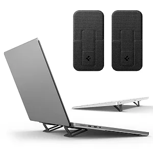 Підставка для ноутбука Spigen Slim Fold 2PC - Чорний - Фото 1