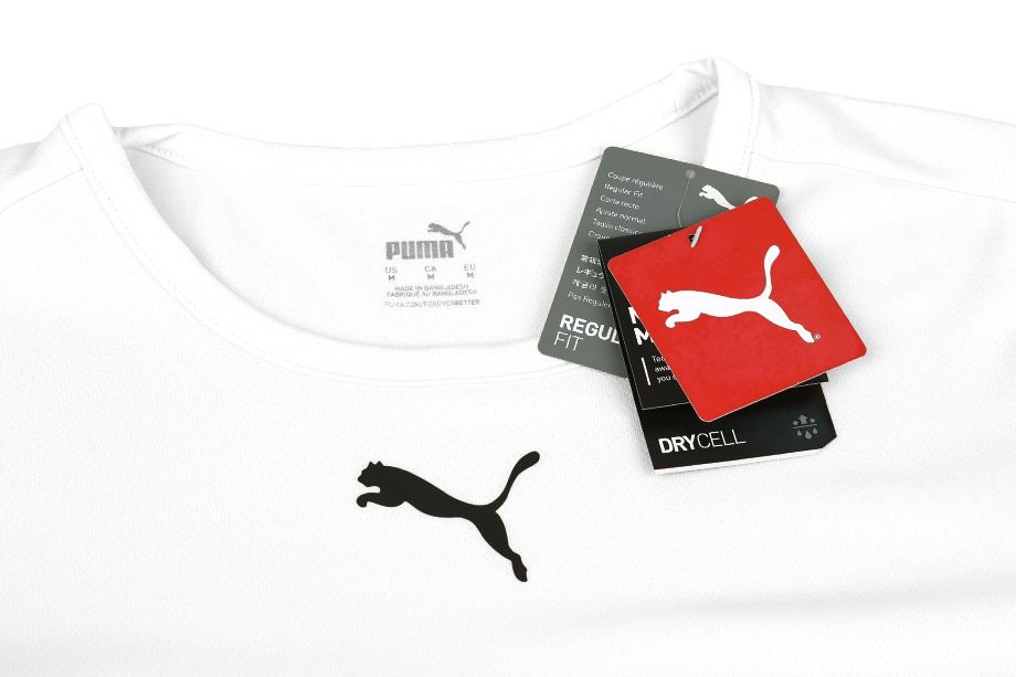 Футболка Puma teamRISE Jersey Jr белый XL, фото №4