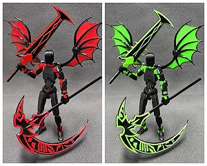 Набір фігурок T13 Dummy 13 Lucky Mobile Robot Nova T-13 Зібраний 3D-друк 2025 Рухомі шарніри synthetic.ua - Фото 1