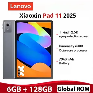 Планшет Lenovo Xiaoxin Pad 11" 2025 6/128Gb 2.5К Dimensity 6300 Dolby Atmos WiFi synthetic.ua - Фото 1