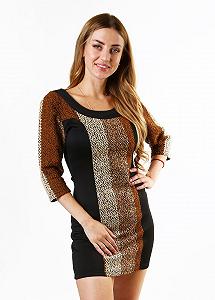 Платье Ana Collection S Коричневый (FX-113693-Brown) - Фото 1