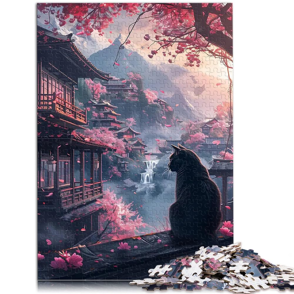 Пазл Кот и сакура Japan Artist Collection 1000 элементов 75 x 50 см, фото №2 Пазл Кот и сакура Japan Artist Collection 1000 элементов 75 x 50 см, фото №2