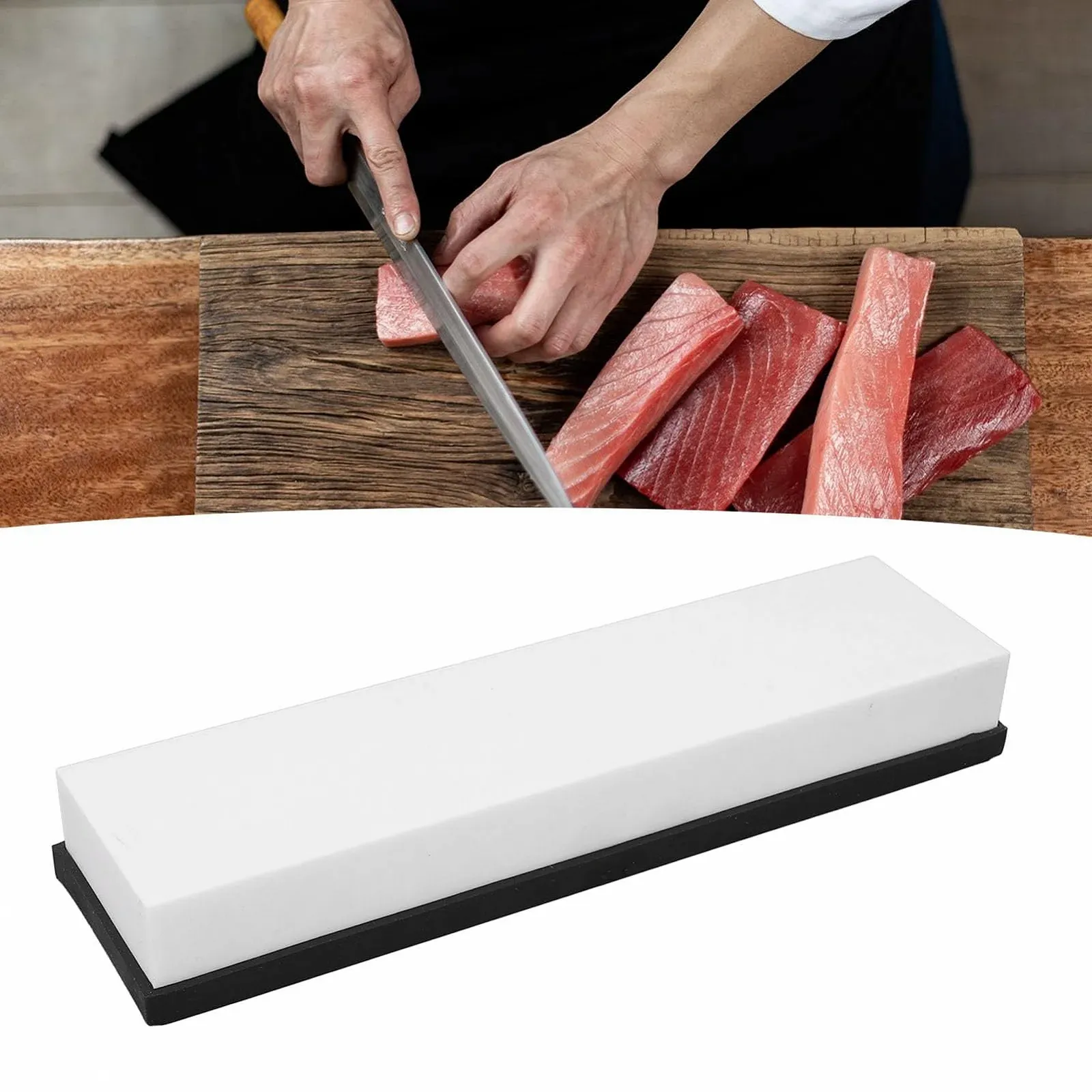 Набор точильных камней FLEXMAN 4000 зернистость высокой твердости с защитным кольцом для кухонных и столярных инструментов, фото №5