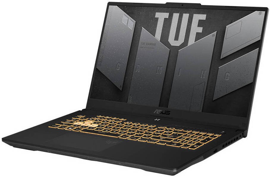 Ноутбук 17.3" ASUS TUF A17 (FA707NV-HX023W) Gaming  AMD Ryzen 7 7735HS RAM 16GB SSD 512GB GeForce RTX 4060 Win11 Алюмінієвий корпус (UKR), фото №4