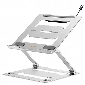 Подставка для ноутбука my wall HT17L, эргономичный держатель для ноутбука, совместимый с ноутбуками и MacBook 11-17 дюймов, вентилируемый и складной - Фото 1