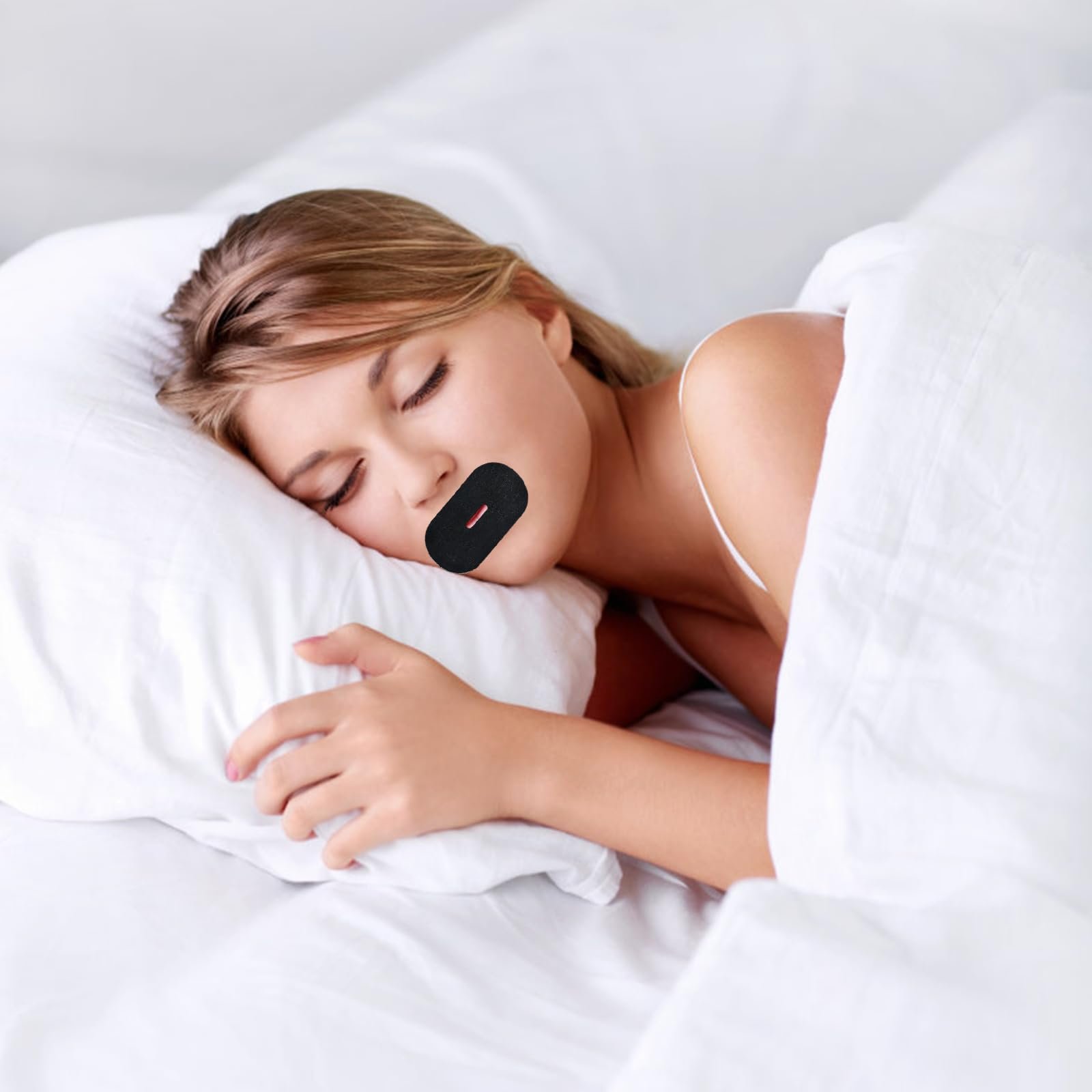 Пластыри для сна на рот (60 шт. в упаковке) гипоаллергенные, против храпа, фото №6