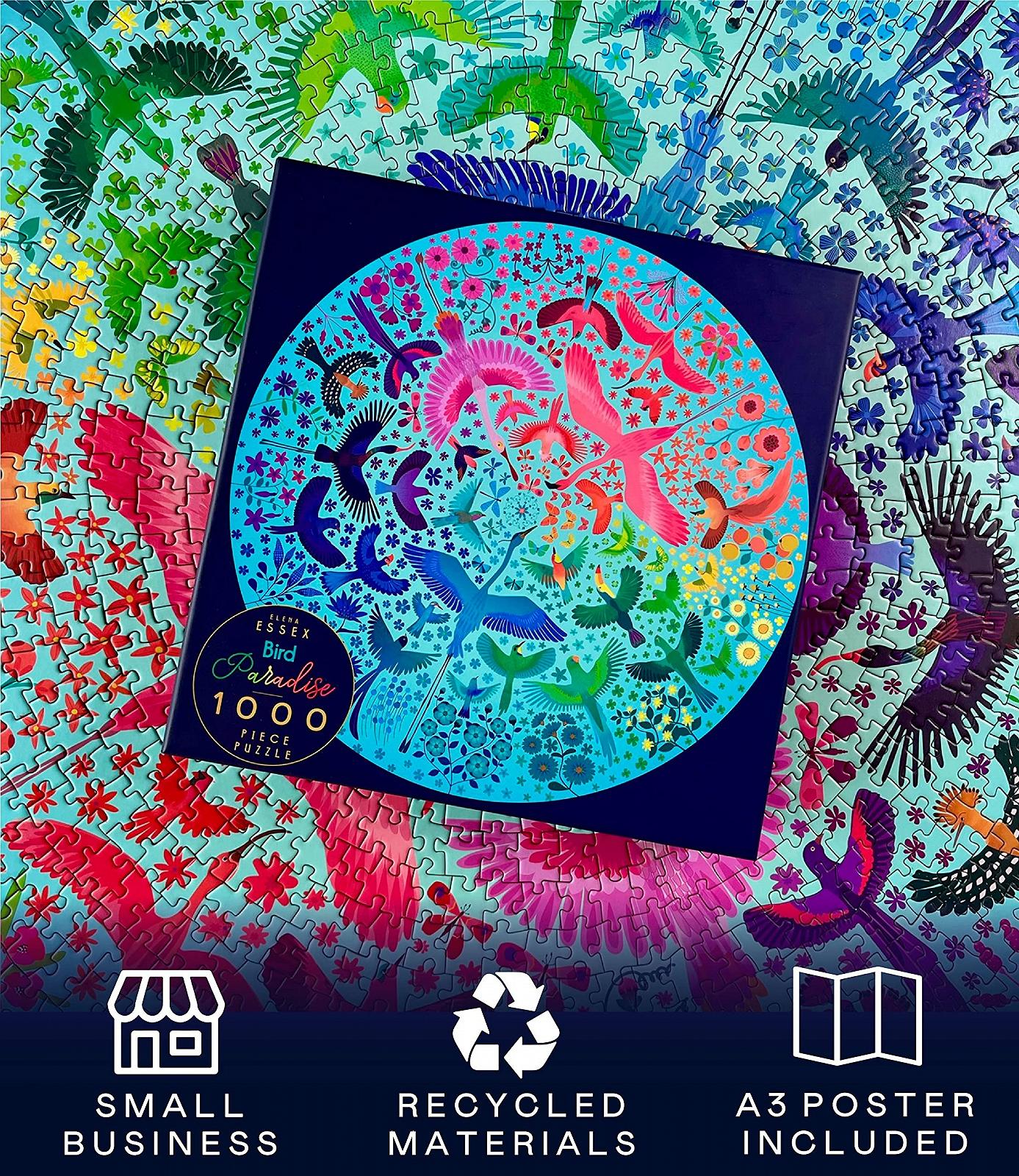 Пазл Elena Essex Bird Paradise 1000 деталей 68 см, фото №2 Пазл Elena Essex Bird Paradise 1000 деталей 68 см, фото №2