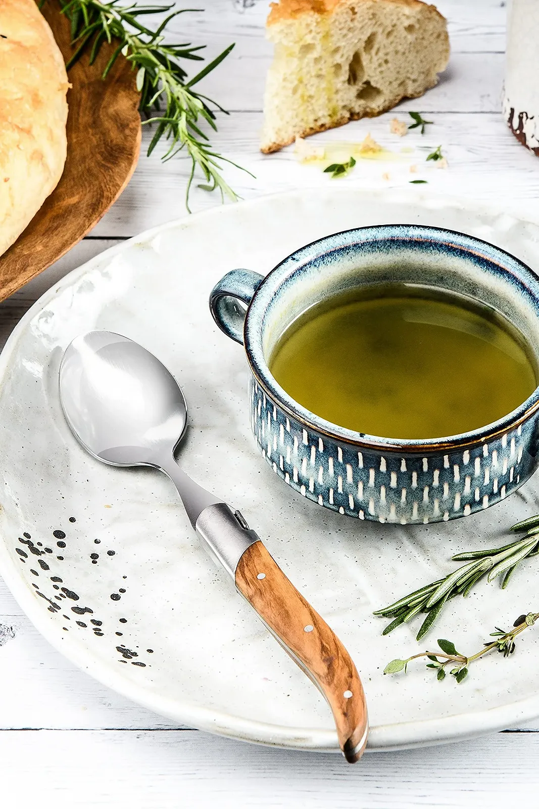 Ложка супова Laguiole Style de Vie Luxury Line, набір 6 шт., оливкове дерево, фото №8 Ложка супова Laguiole Style de Vie Luxury Line, набір 6 шт., оливкове дерево, фото №8