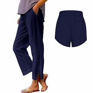 Купити Штани 3/4 Linen для жінок - Фото 1 Штани 3/4 Linen для жінок - Фото 1