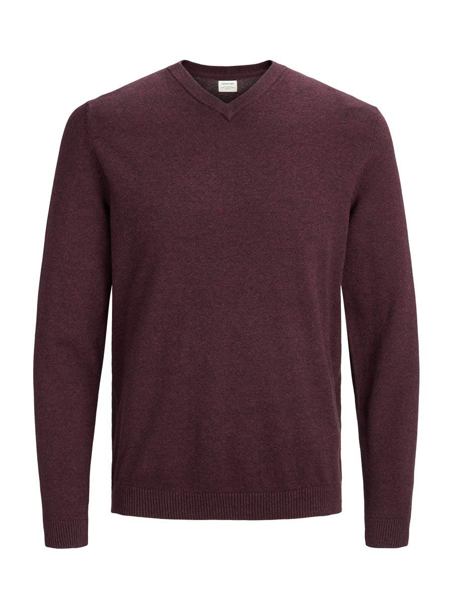 Джемпер з V-подібним вирізом JACK & JONES Чоловічий Трикотажний, фото №2