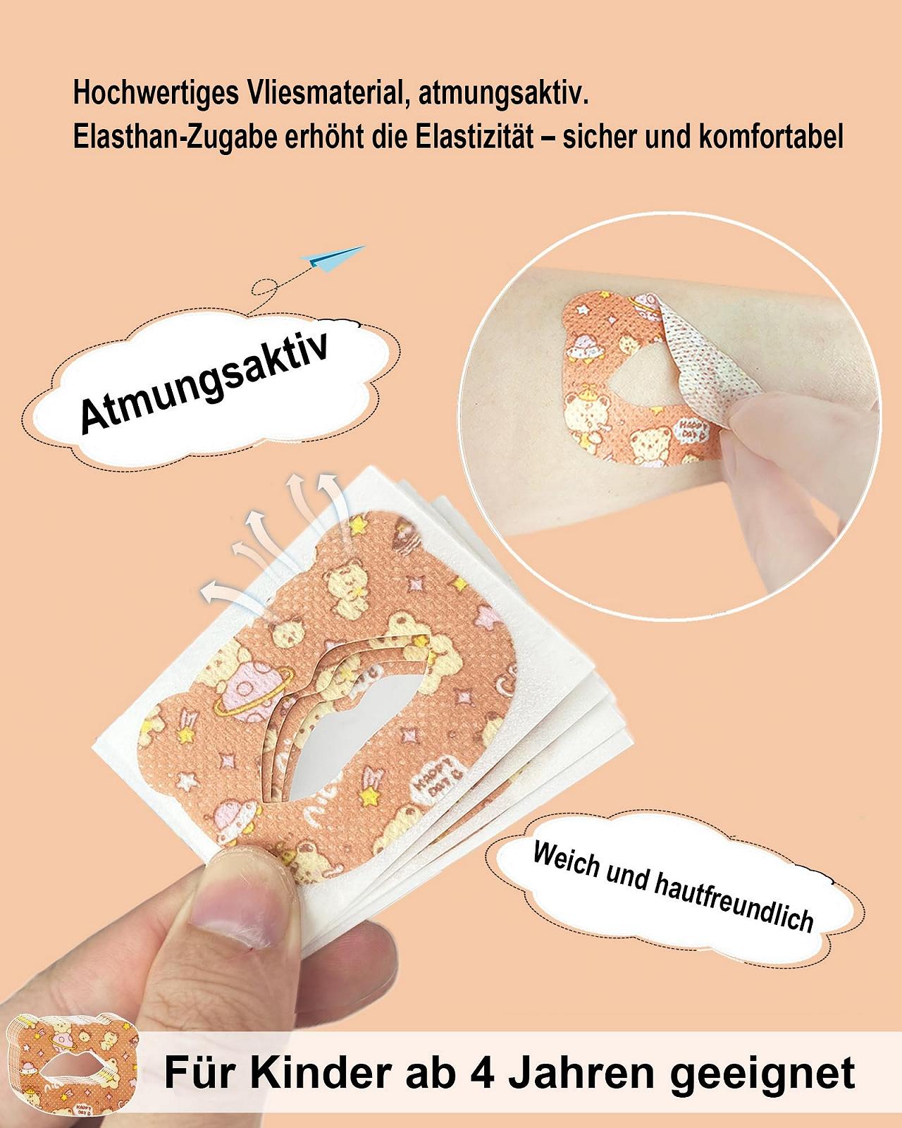 Пластир для рота для дітей для сну, уникнення аденоїдного обличчя, подолання дихання ротом, фото №3