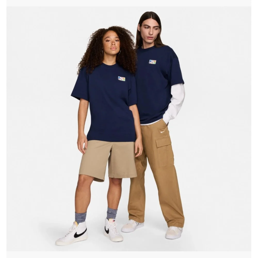 Футболка Nike SB L темно-синий, фото №2