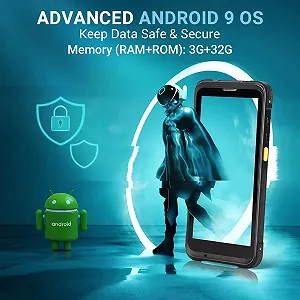 Смартфон сканер штрих-коду 5.5" Tera 3/32Gb 4G NFC 13Мп 8 ядер Android 9 Black ціна на synthetic.ua - Фото 1 Смартфон сканер штрих-коду 5.5" Tera 3/32Gb 4G NFC 13Мп 8 ядер Android 9 Black synthetic.ua - Фото 1