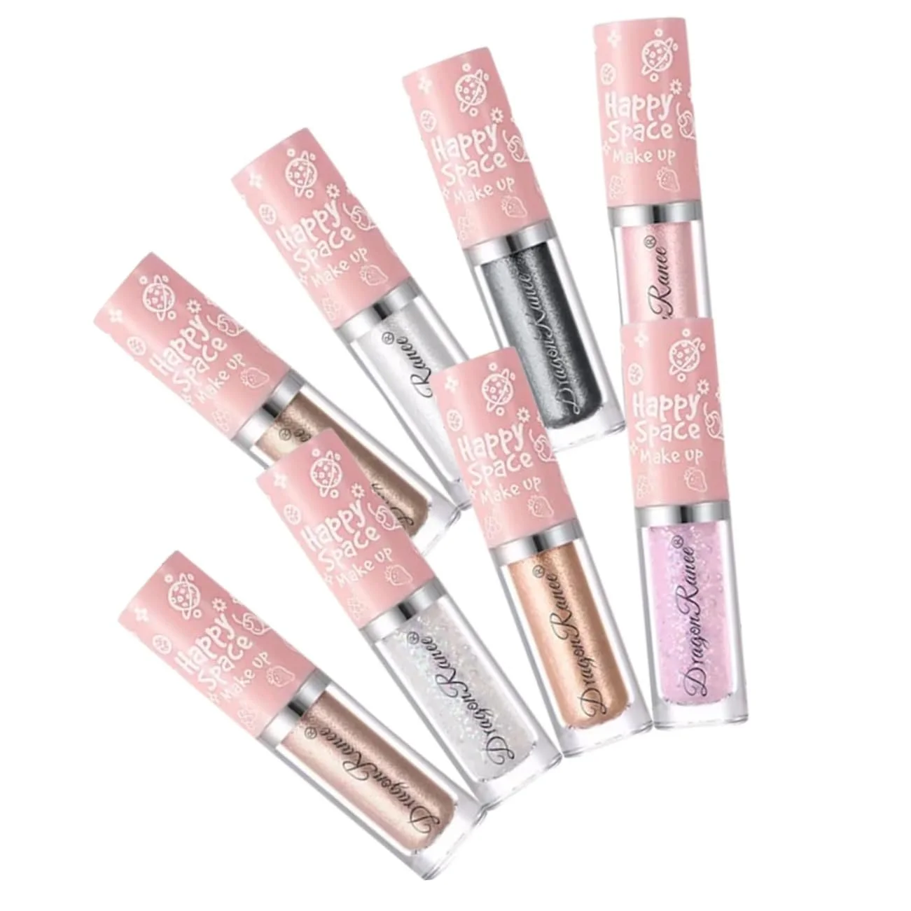 Рідка тіні для очей з блискітками minkissy, фото №3