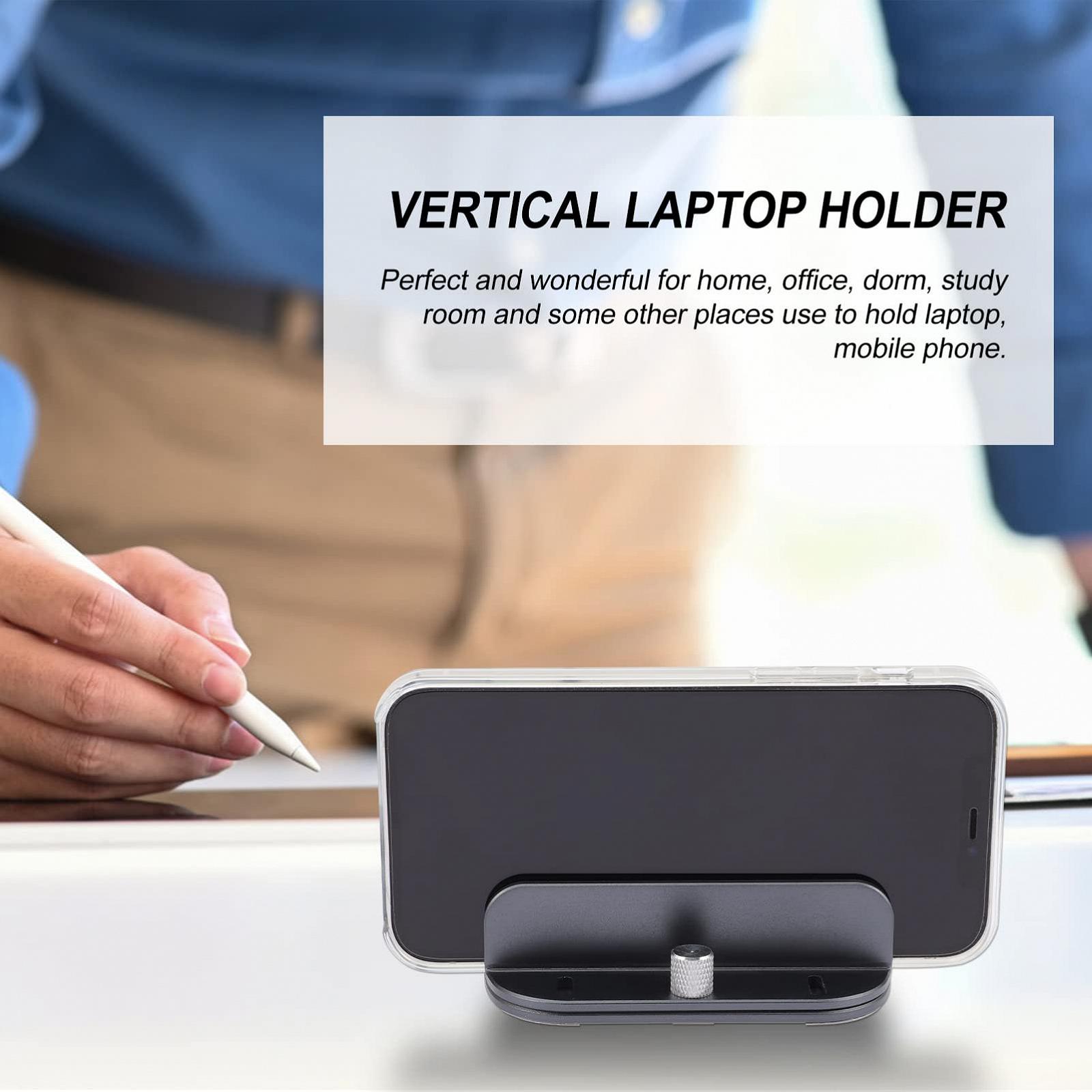 Вертикальная Подставка для Ноутбука Регулируемая для Размеров Ноутбука Компактная Нескользящая для Стола, фото №8 Вертикальная Подставка для Ноутбука Регулируемая для Размеров Ноутбука Компактная Нескользящая для Стола, фото №8