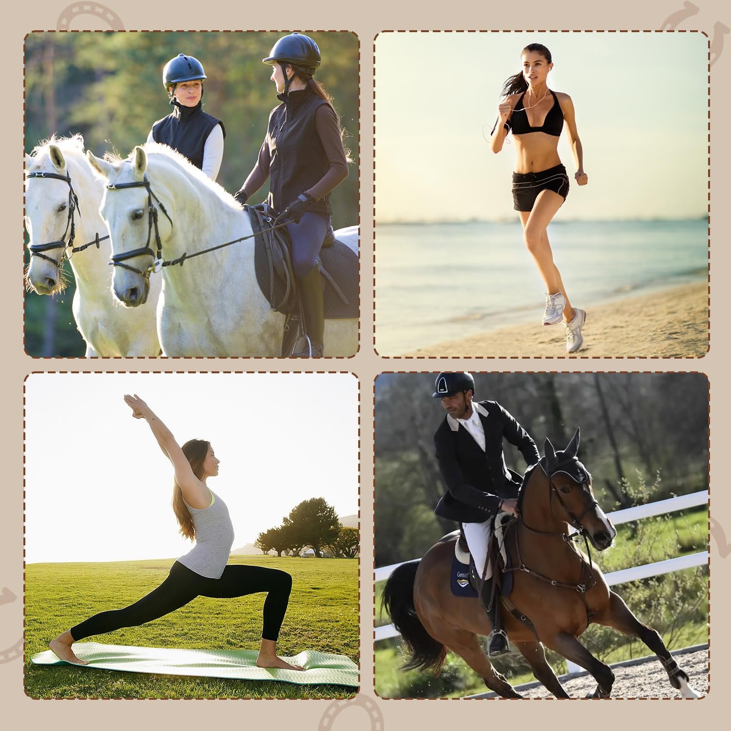 Носки для верховой езды, 3 пары Женские и девичьи гольфы для верховой езды, Клетка, Для любителей лошадей, Гольфы до колена, Женские носки для верховой езды, Женские 39-42 Хлопок, Женские девичьи носки для бега, Длинные носки, Компрессионные носки, фото №7