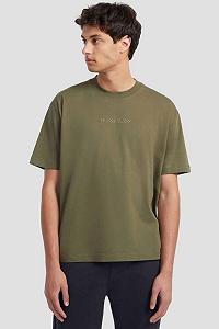 Футболка GUESS JEANS з короткими рукавами чоловіча зелена synthetic.ua - Фото 1