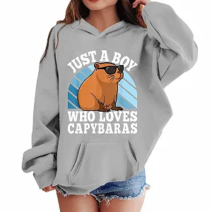 Пуловер для девочки-подростка - Толстовки и свитшоты для девочек Удобный С принтом Длинный рукав С капюшоном Для детей С карманом Идеально подходит для осенне-зимней моды synthetic.ua - Фото 1