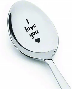 Ложка с гравировкой 'Я люблю тебя' Dinner Spoon Stainless Steel - Фото 1