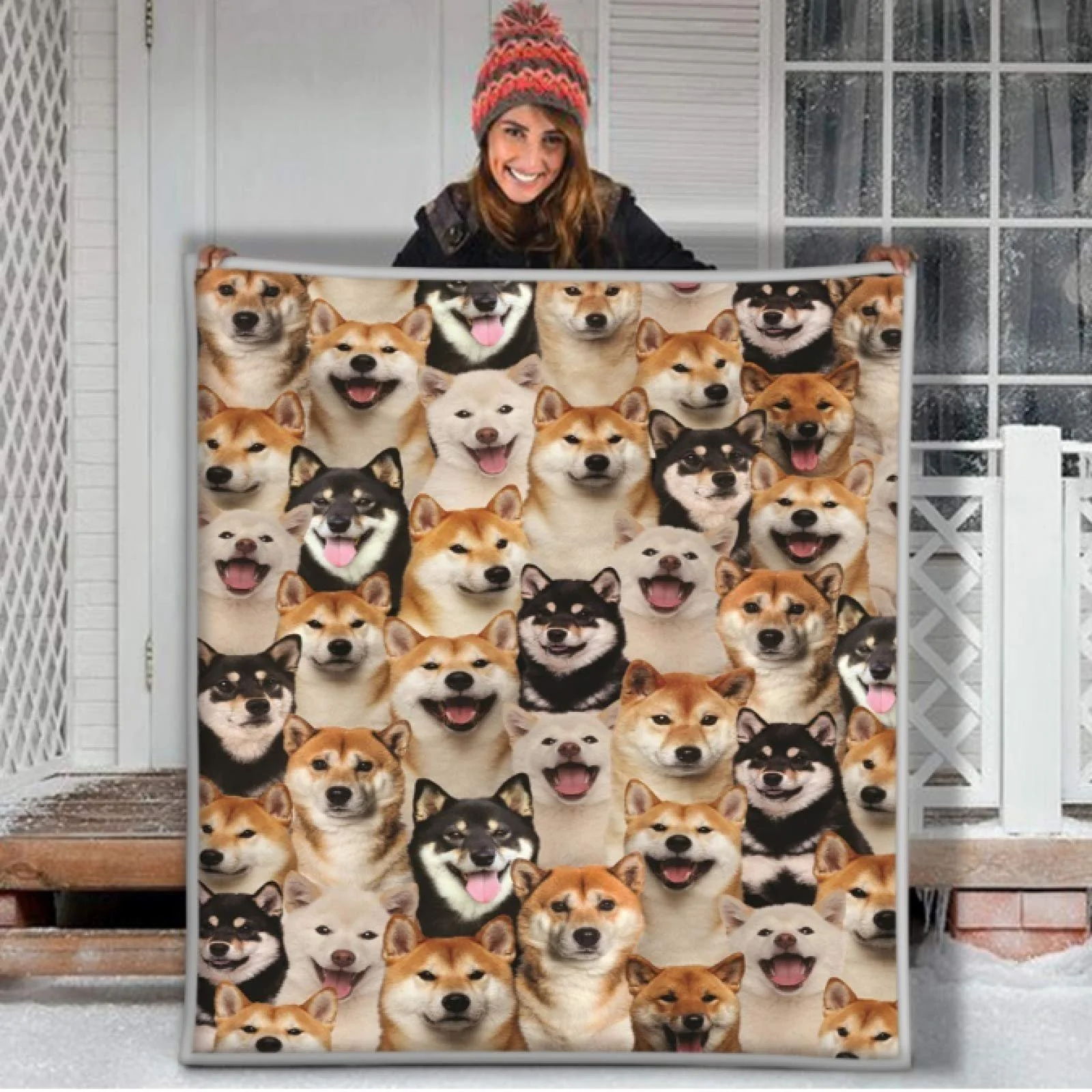 Одеяло Sherpa RKZM Shiba Inu Животное 150 x 200 см, фото №1