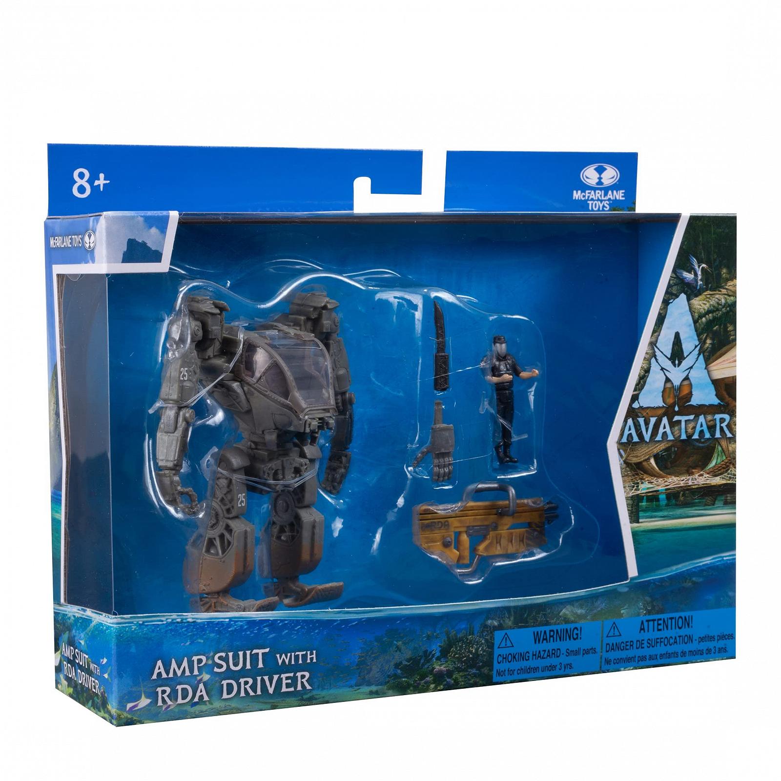 Фигурки Avatar The Way of Water Deluxe Medium Amp Suit с водителем RDA, фото №11