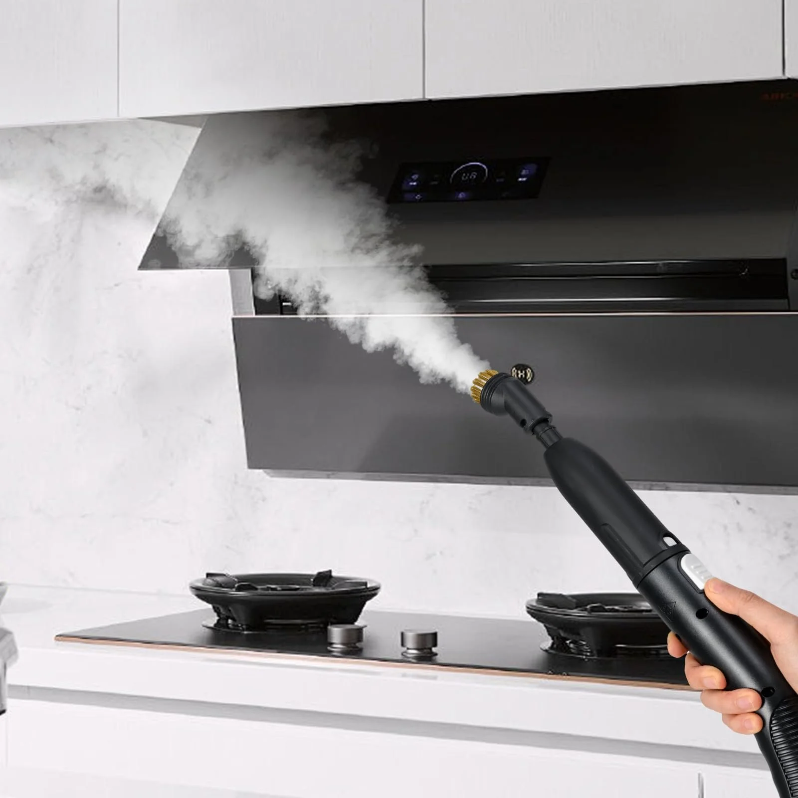 Ручной пароочиститель SOARS 11 аксессуаров 3 бар 180°C 1500 Вт 1 л Белый, фото №2