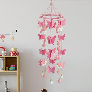 Мобиль Kindergarten Schmetterlinge Kinderwagen Anhänger Handgefertigte Schmetterlinge Украшения для деревьев декор для детской комнаты synthetic.ua - Фото 1