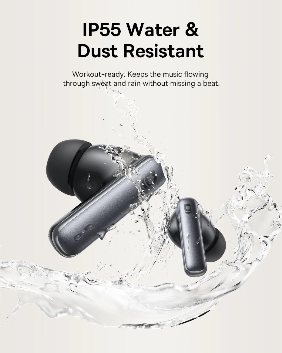 Навушники Baseus Bowie MP1 Hi-Res LDAC ANC -55dB 6-Mic Black, фото №8 Навушники Baseus Bowie MP1 Hi-Res LDAC ANC -55dB 6-Mic Black, фото №8