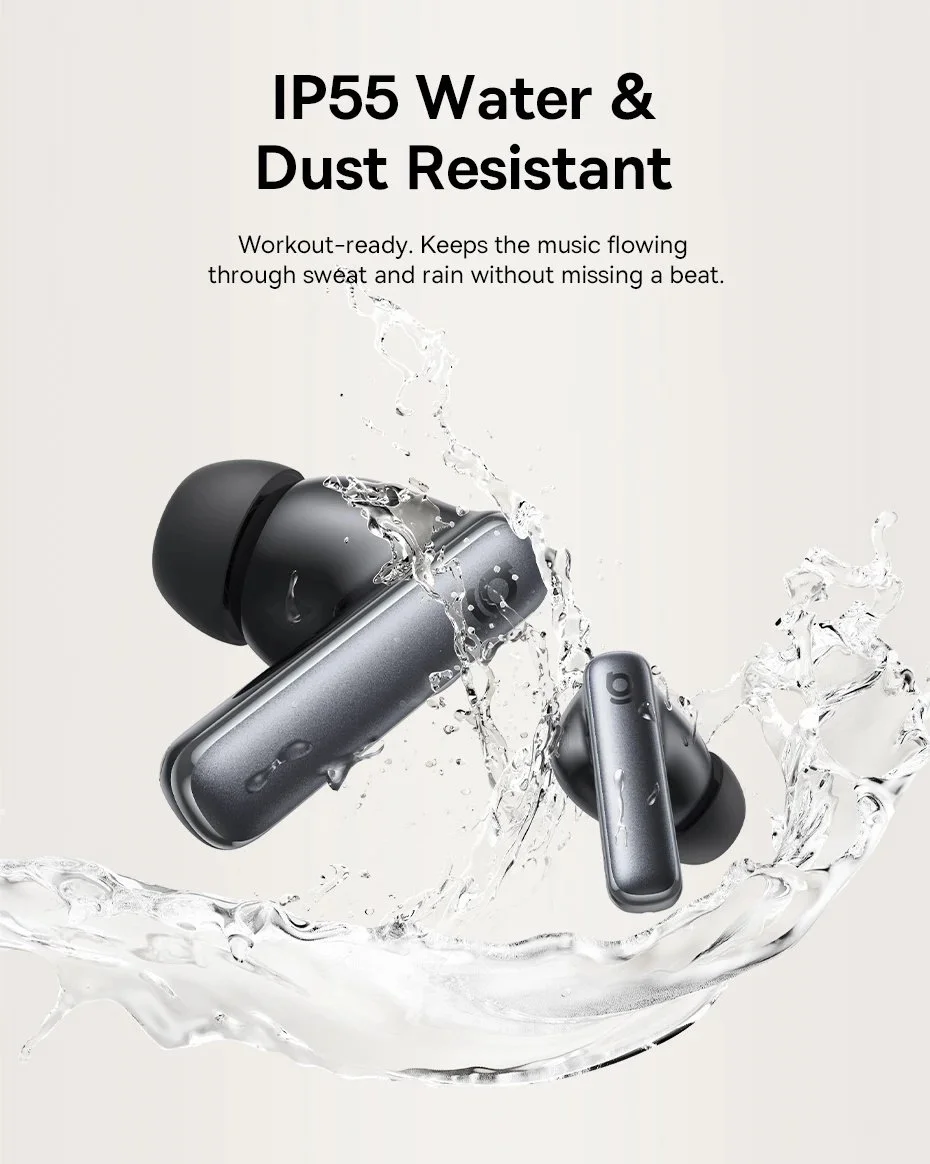 Наушники Baseus Bowie MP1 Hi-Res LDAC ANC -55dB 6-Mic Black, фото №8