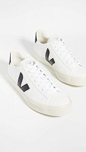 Кроссовки Veja Campo Chromefree Кожа, Extra White/Black synthetic.ua - Фото 1
