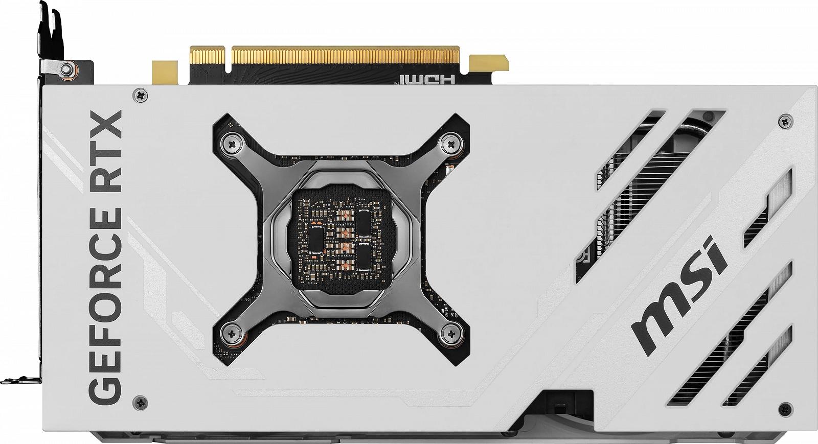 Графическая карта MSI GeForce RTX 4070 VENTUS 2X WHITE 12G OC 12GB GDDR6X (21Gbps/192-бит), PCIe 4.0, фото №4