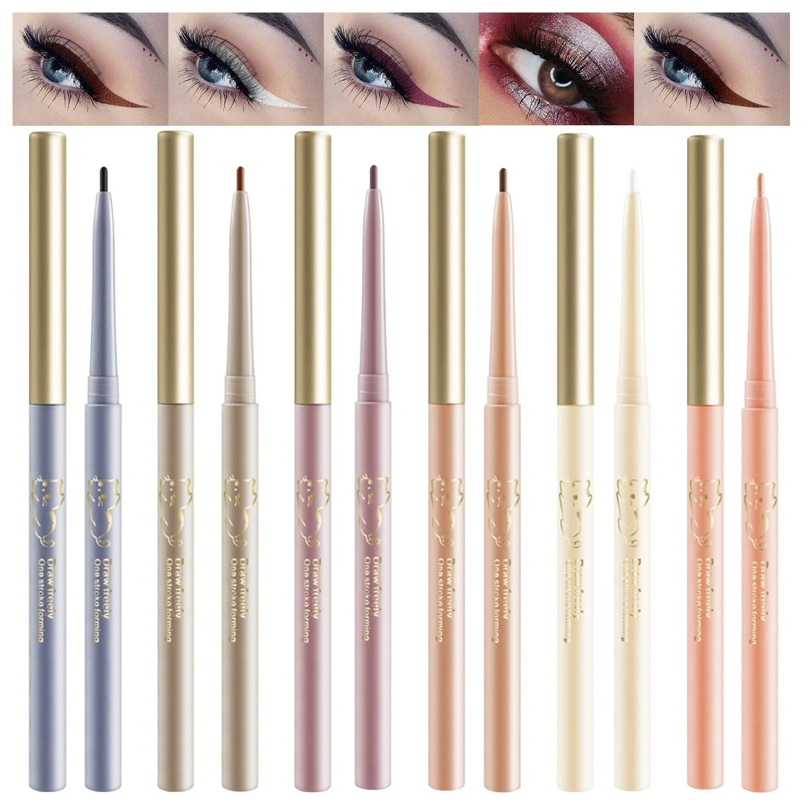 Гелевый карандаш для макияжа (E, One Size) белый, фото №4 Гелевый карандаш для макияжа (E, One Size) белый, фото №4