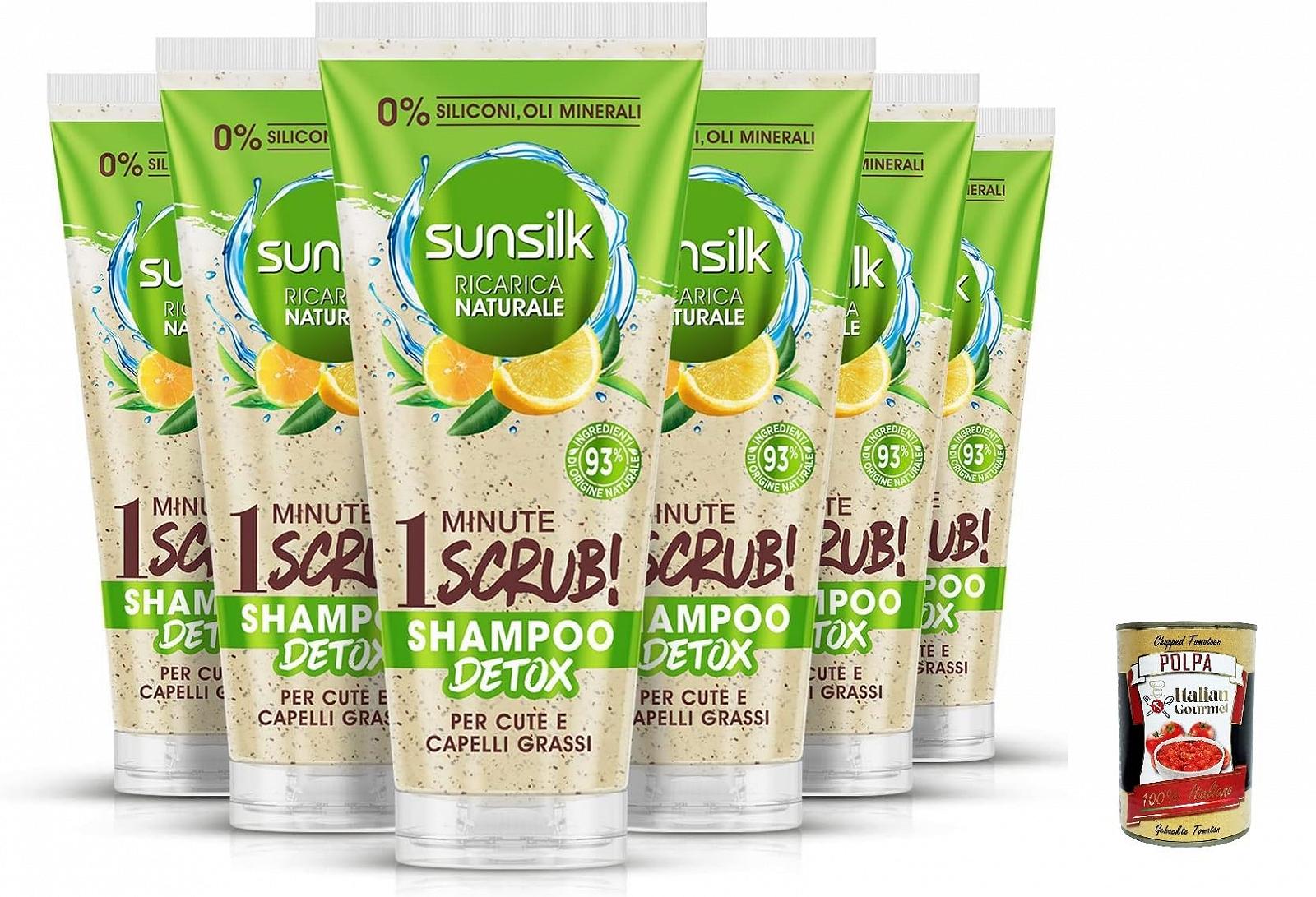 Набір Sunsilk Detox Shampoo Hair Scrub Green Tea Lemon 200 мл, фото №1 Набір Sunsilk Detox Shampoo Hair Scrub Green Tea Lemon 200 мл, фото №1
