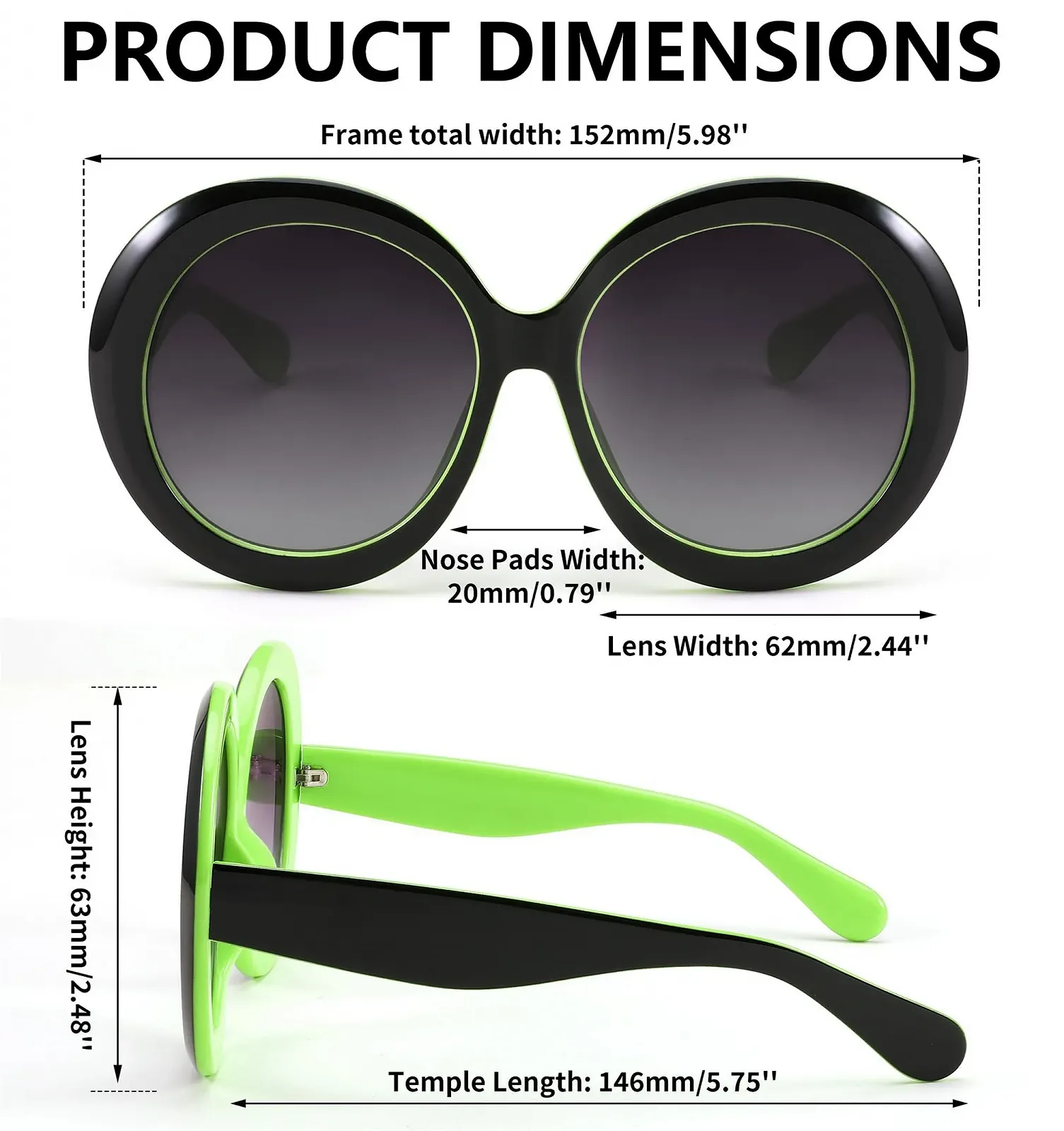 Солнцезащитные очки Круглые FEISEDY, фото №2 Солнцезащитные очки Круглые FEISEDY, фото №2