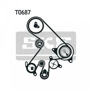 Комплект ремня ГРМ с водяным насосом SKF VKMC 91303 для TOYOTA synthetic.ua - Фото 1