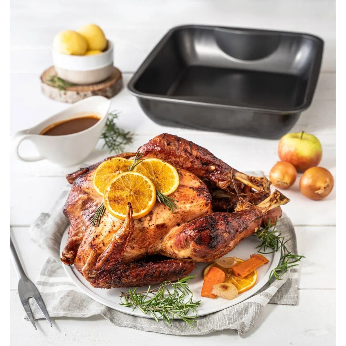 Форма для запікання Zenker 3454 XXL сталева 40 x 34 x 8 см, фото №6