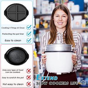 Лайнеры Lisher 4 Силиконовые для мультиварок 6QT Серые synthetic.ua - Фото 1
