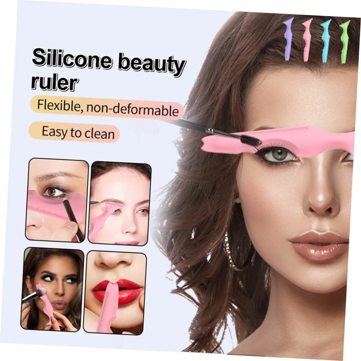 Трафарет для подводки глаз FRCOLOR, силиконовый, фото №4