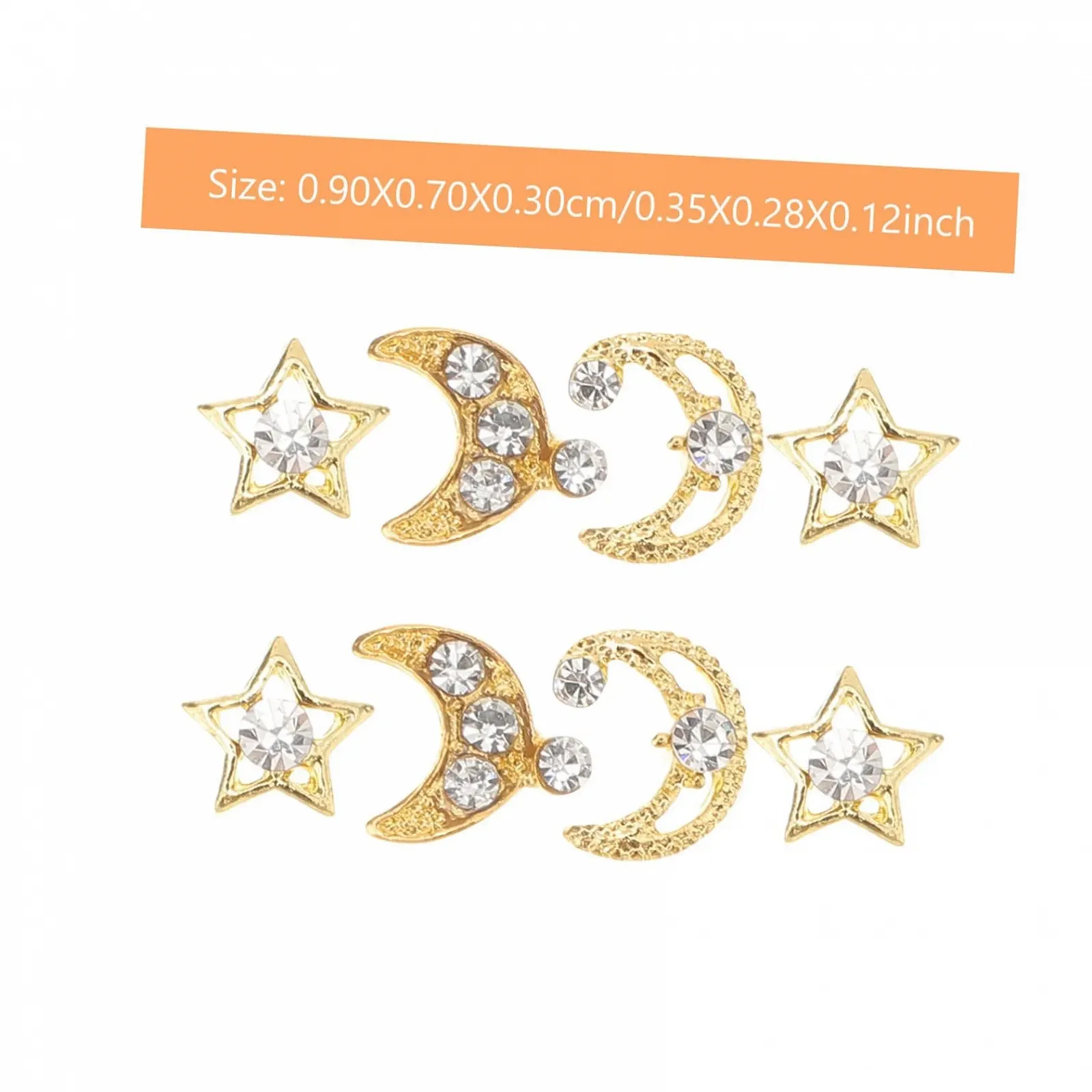 3D Украшения для ногтей Луна, упаковка 30 шт., фото №8