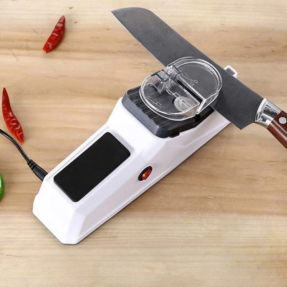 Точилка для ножів автоматична електрична із захисним чохлом USB, фото №6