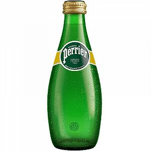 Вода Пер'є Perrier, Упаковка 24 шт. х 0,33 л, мінеральна газована, скло - Фото 1