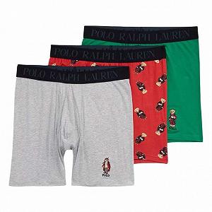 Трусы-боксеры Polo Ralph Lauren Bears 3 шт хлопок, модал L - Фото 1