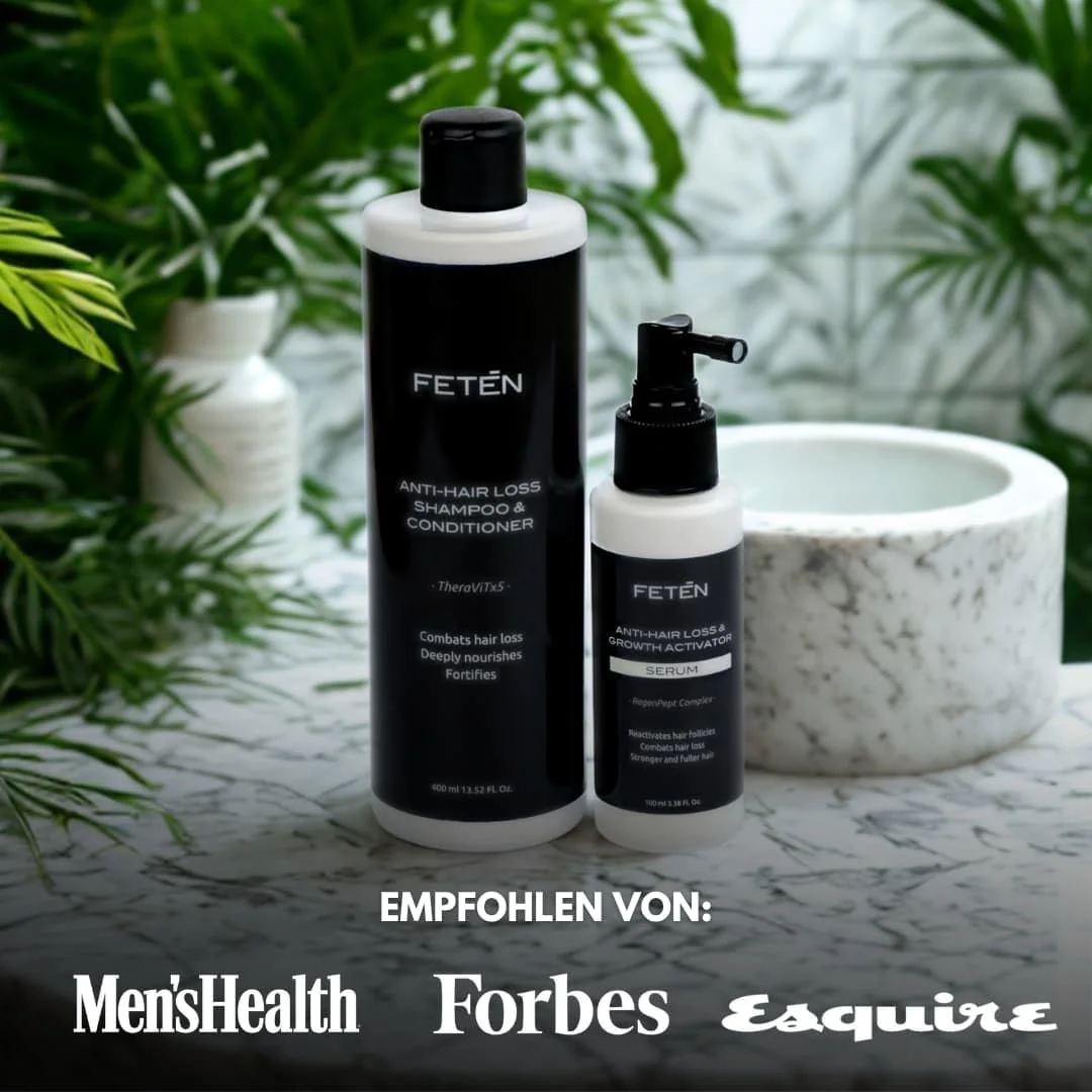 Набір проти випадіння волосся для чоловіків FTN FETEN Шампунь проти випадіння волосся 400 мл та сироватка-спрей 100 мл, фото №8