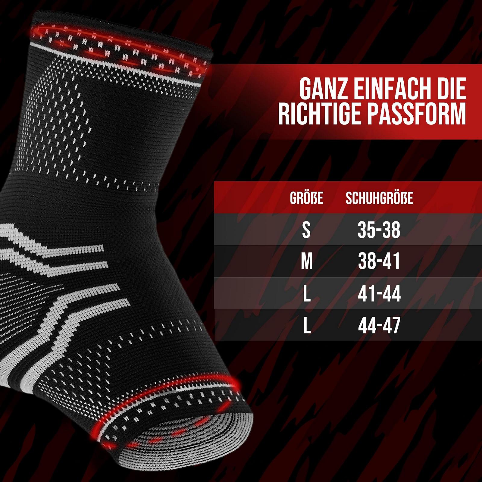 Бандаж на гомілковостопний суглоб NEUMANN® Компресійний, екстратонкий, ортопедичний, розмір S, фото №6