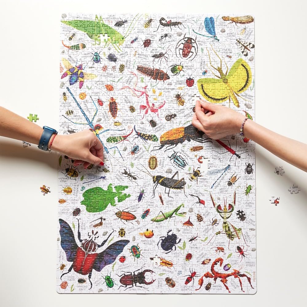 Пазл CzuCzu Puzzlove Insects 1000 елементів 48 x 68 см, фото №3 Пазл CzuCzu Puzzlove Insects 1000 елементів 48 x 68 см, фото №3