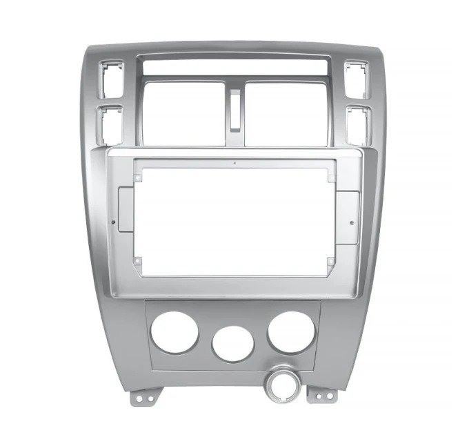 Переходная рамка  для Hyundai Tucson 2004-2010 Silver 10дюйм, фото №1