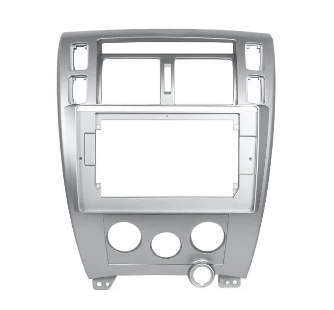 Переходная рамка для Hyundai Tucson 2004-2010 Silver 10дюйм, фото №1 Переходная рамка для Hyundai Tucson 2004-2010 Silver 10дюйм, фото №1