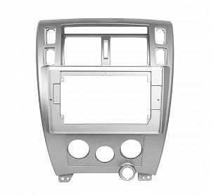 Переходная рамка  для Hyundai Tucson 2004-2010 Silver 10дюйм - Фото 1