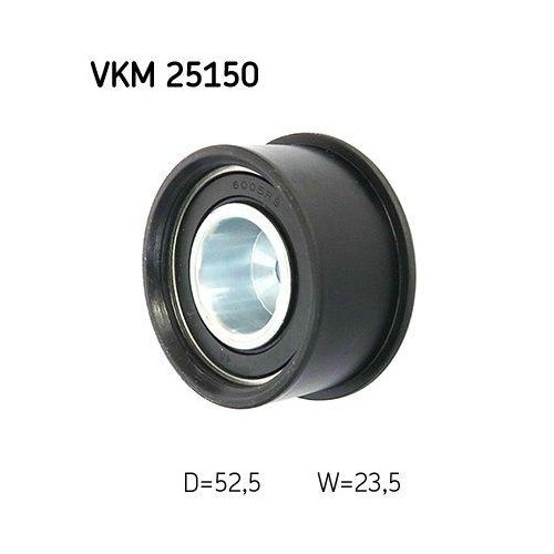 Обводной/направляющий ролик зубчатого ремня SKF VKM 25150 для OPEL VAUXHALL верхний правый, фото №2 Обводной/направляющий ролик зубчатого ремня SKF VKM 25150 для OPEL VAUXHALL верхний правый, фото №2