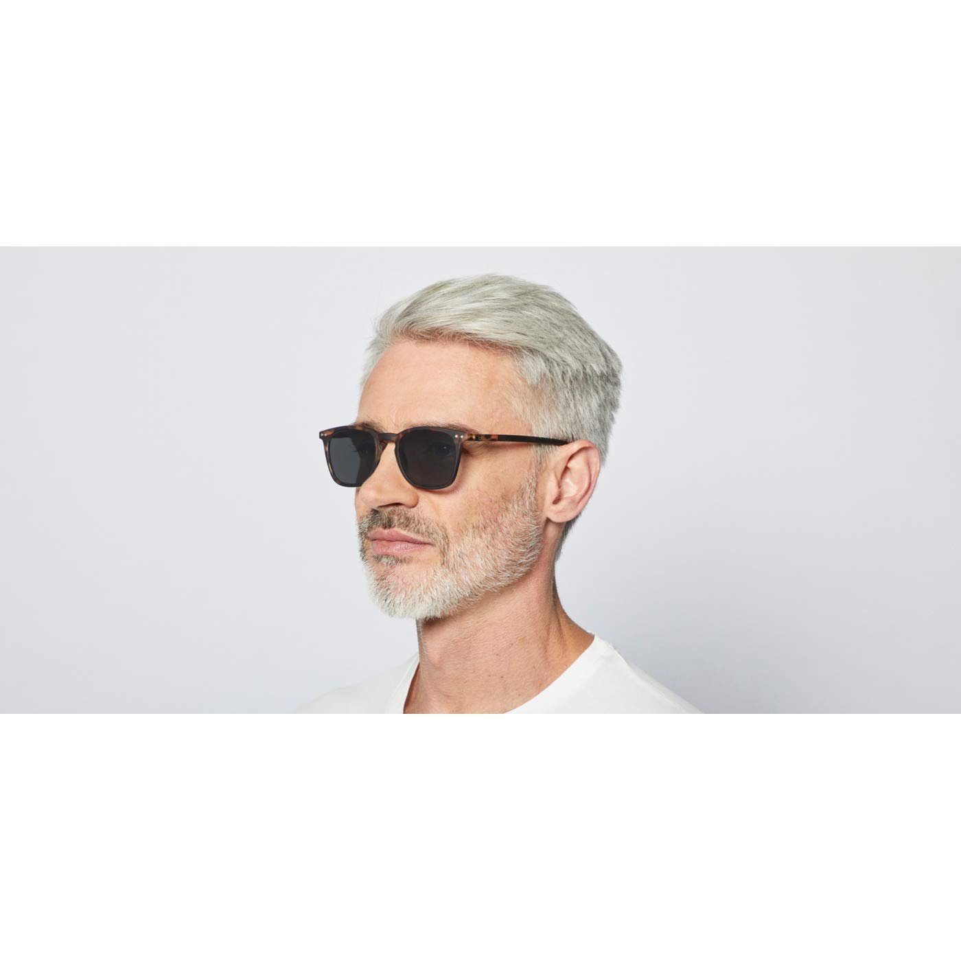 Сонцезахисні окуляри IZIPIZI Унісекс Форма #E Tortoise Soft Grey Lenses Сірий, One Size, фото №3